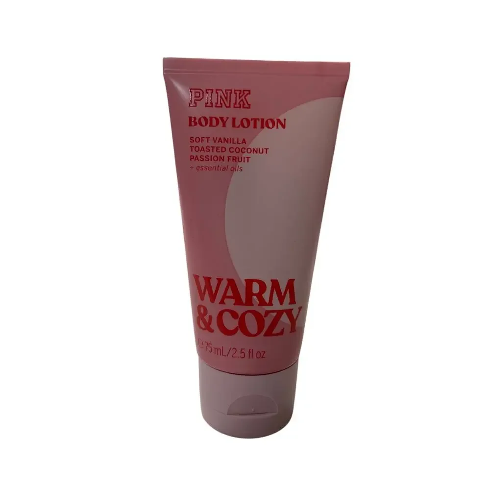 New PINK Victoria's Secret Warm & Cozy Body Lotion Vanilla Coconut 🥥 2.5oz